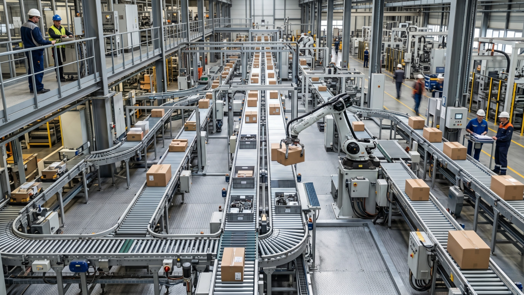 Automação Industrial: A Versatilidade das Esteiras Transportadoras