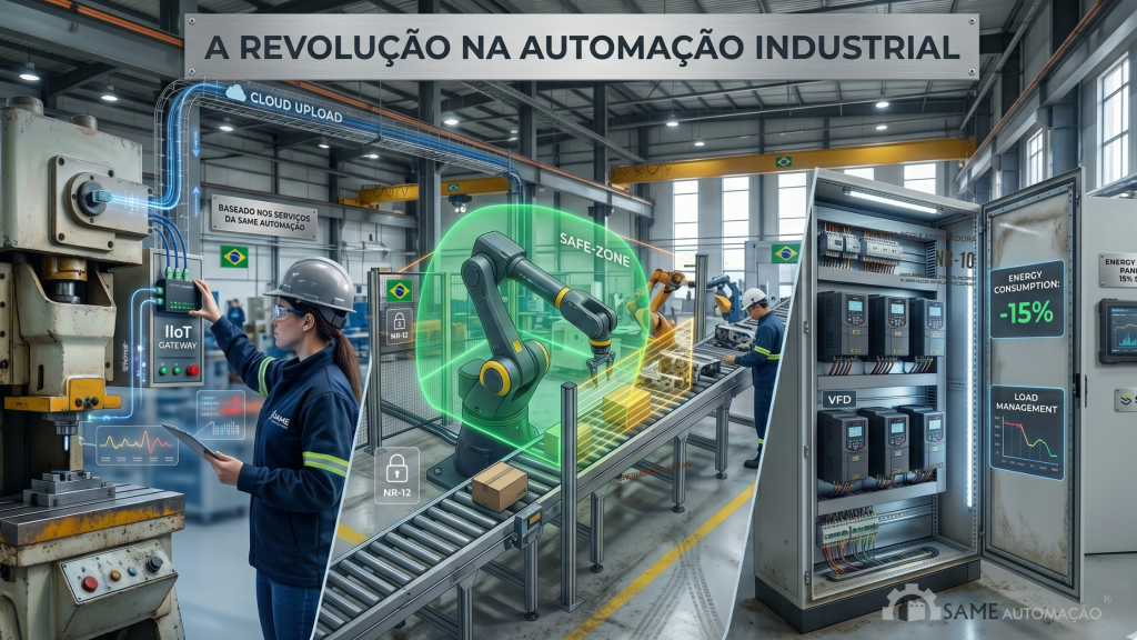 Como tornar a sua indústria mais rápida e tecnológica com Automação Industrial