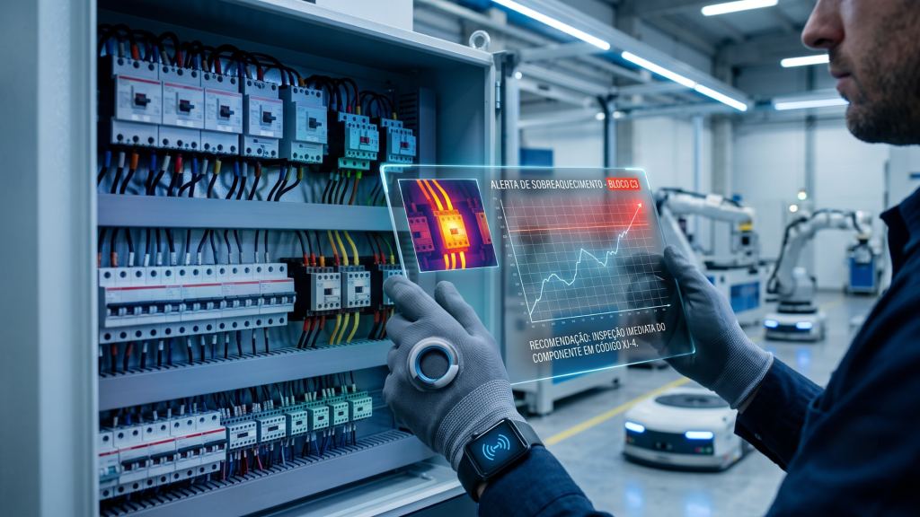 O Futuro do Chão de Fábrica: Como o Monitoramento Térmico Contínuo Transforma Painéis Elétricos em Ativos Preditivos